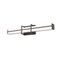 Z-Lite Harrison Vanity, 1-Light, 25 In.W x 4 In.L x 4.75 In.H, Matte Black/Frosted 1011-25W-MB-LED - alternate 7